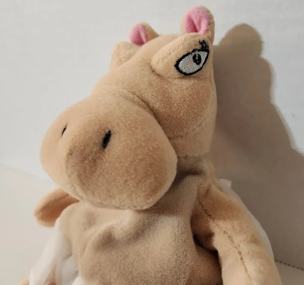 Disney Store Fantasia Hippo Bean Bag Plush Ballerina Mini Bean Bag NWT
